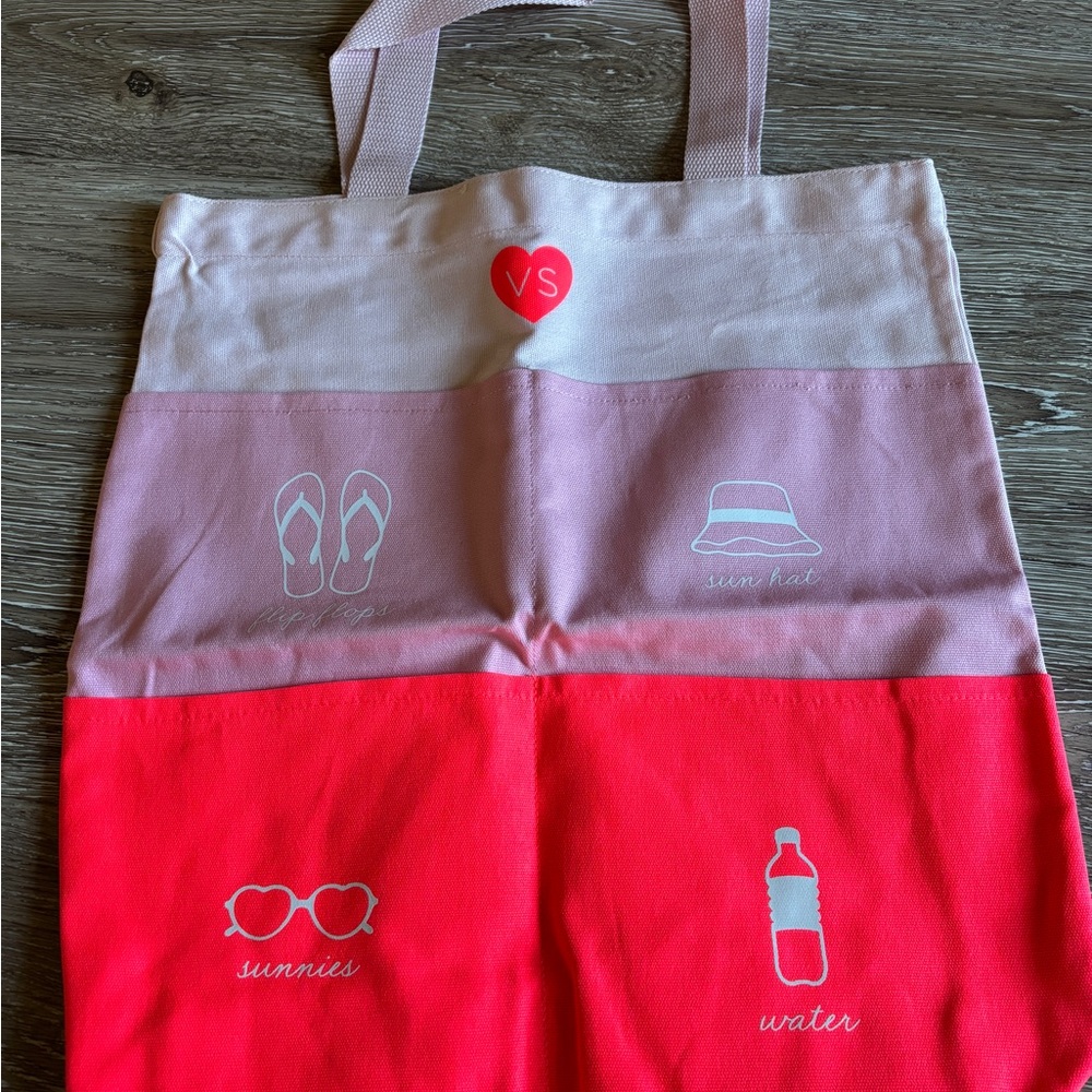 Victoria's Secret Pink Beach Canvas Tote